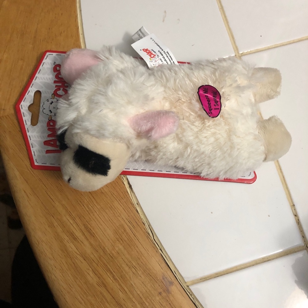 NWT Lamb chop pet toy by multi pet